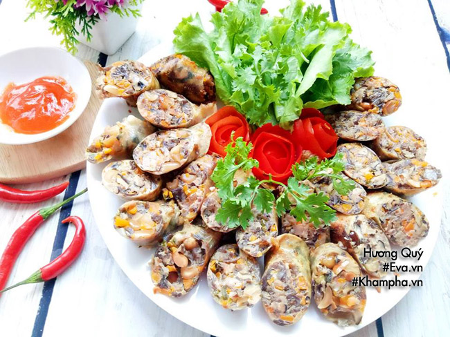 Lòng heo nhồi thịt chiên vừa lạ vừa ngon, ai ăn cũng mê缩略图