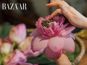 Trà nương thành Đại La: thưởng trà sen tại bên hồ Tây缩略图