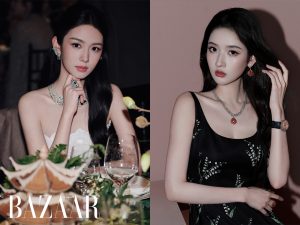 “Tỷ muội hào môn” Châu Dã và Vương Ngọc Văn dự tiệc Dior缩略图