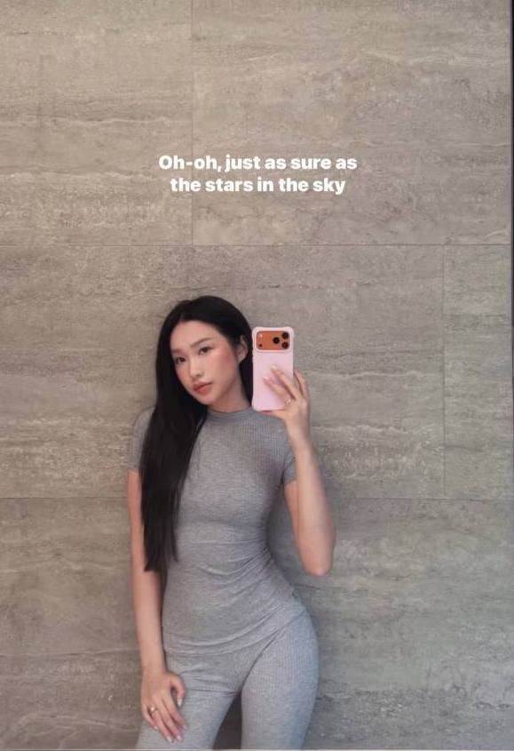 Bị soi diện váy rộng khéo che vòng 2 &amp;apos;lùm lùm&amp;apos;, Doãn Hải My diện ngay đồ bó sát, khoe body nuột nà缩略图