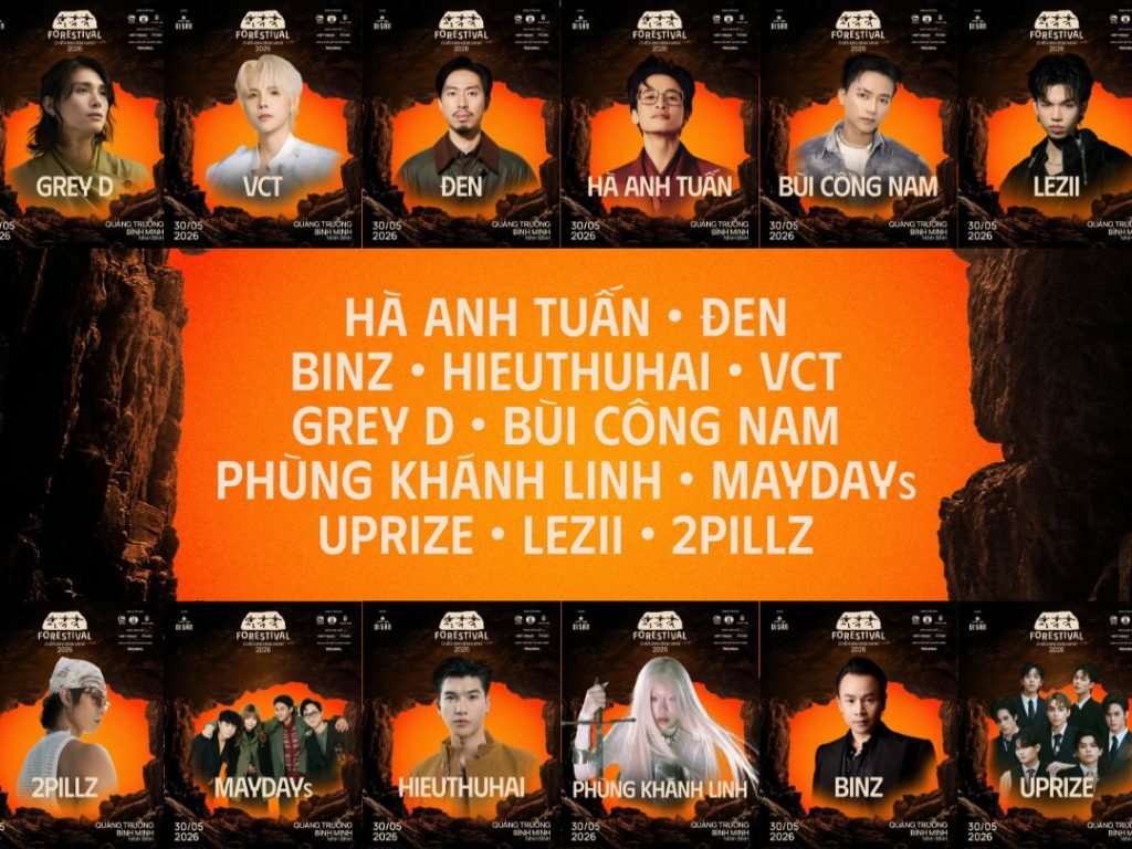 Ngôi sao nào góp mặt tại lễ hội âm nhạc Forestival 2026?缩略图