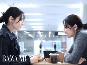 Địch Lệ Nhiệt Ba tự đấu trí với bản thân trong phim ngắn缩略图
