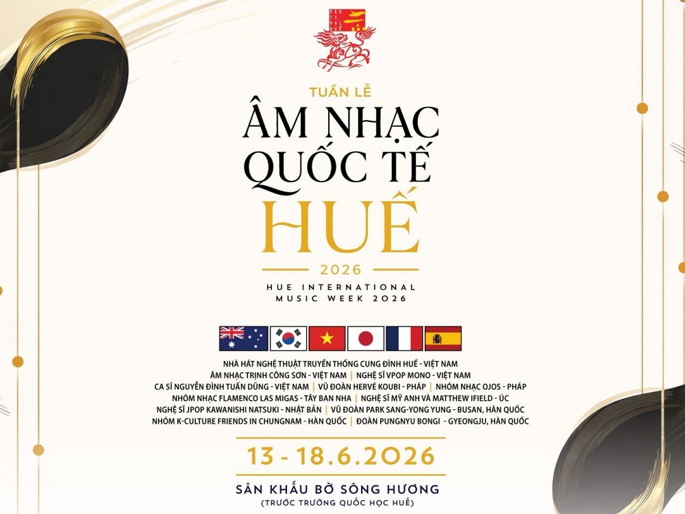 Tuần lễ Âm nhạc Quốc tế Huế 2026 có gì đặc sắc?缩略图