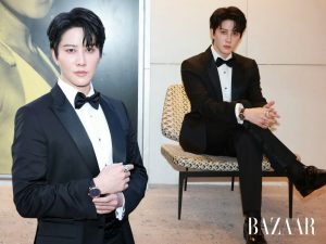 Quý ông Mike Angelo lịch lãm trong trang phục Tuxedo cổ điển tại Cannes 2026缩略图