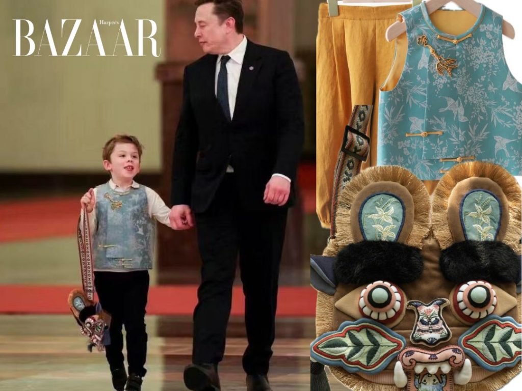 Con trai Elon Musk mới 6 tuổi đã gây cháy hàng thời trang缩略图