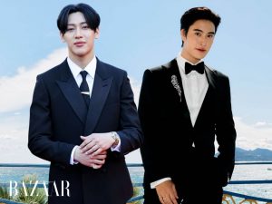 Bambam và Gemini Norawit “so kè” tuxedo tại Cannes缩略图