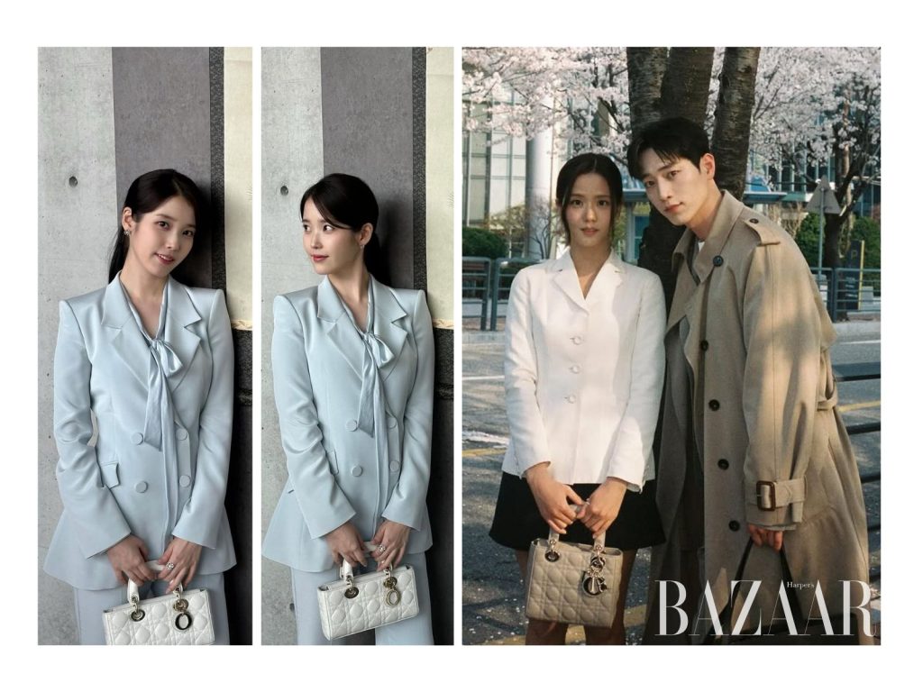 Dùng cùng túi xách trên phim, IU và Jisoo đụng độ thời trang缩略图
