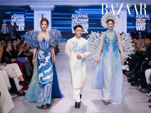 Ngọc Châu, Khánh Vân một chín một mười trong tà áo dài Đặng Trọng Minh Châu缩略图