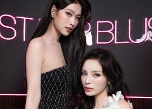 Thiên Ân, Kỳ Duyên sánh vai tại sự kiện chào đón NARS Insatiable Liquid Blush缩略图
