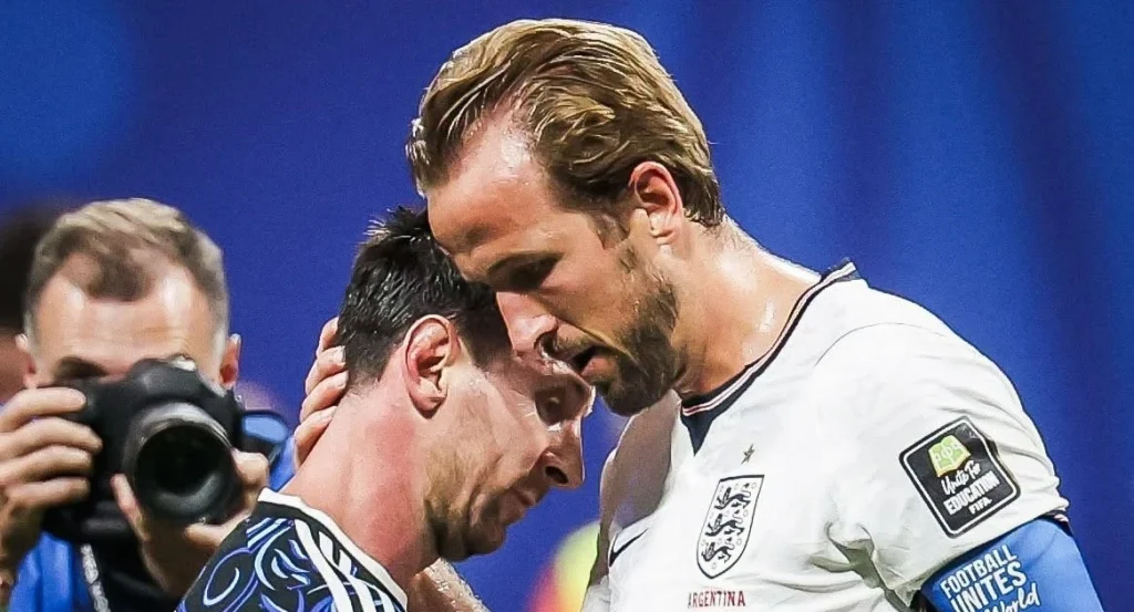 Ảnh Messi ôm Harry Kane gây bão mạng缩略图