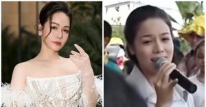 Ca sĩ Nhật Kim Anh mặc giản dị, bán kẹo kéo và hát bên đường gây xôn xao缩略图
