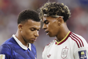 Đại chiến hai &amp;apos;thần đồng&amp;apos; khép lại: Lamine Yamal vượt Mbappé, lập luôn cột mốc lịch sử World Cup ở tuổi 19缩略图