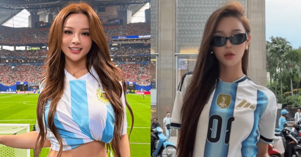 Dàn mỹ nhân mê Messi cùng 'bung lụa' trước chung kết: Lệch 13 tuổi, nhan sắc bất phân thắng bại缩略图 Dàn mỹ nhân mê Messi cùng 'bung lụa' trước chung kết: Lệch 13 tuổi, nhan sắc bất phân thắng bại缩略图