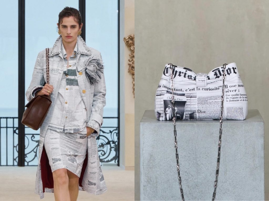Dior và Chanel cùng “lên trang nhất”, hồi sinh họa tiết Newspaper Print mùa Cruise 2027缩略图 Dior và Chanel cùng “lên trang nhất”, hồi sinh họa tiết Newspaper Print mùa Cruise 2027缩略图