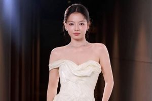 Hình ảnh mới của diễn viên phim &amp;apos;Mưa đỏ&amp;apos; trong trang phục trễ vai缩略图