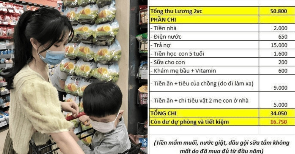 Vợ chồng thu nhập 50,8 triệu/tháng: Bảng chi tiêu tiết lộ 1 khoản chi quá thông minh, ai cũng khen缩略图 Vợ chồng thu nhập 50,8 triệu/tháng: Bảng chi tiêu tiết lộ 1 khoản chi quá thông minh, ai cũng khen缩略图