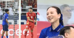 Cầu thủ Thái Lan sút penalty lên trời, ĐT Việt Nam ăn mừng như vừa có bàn thắng, phản ứng Madam Pang trên khán đài mới gây sốt缩略图