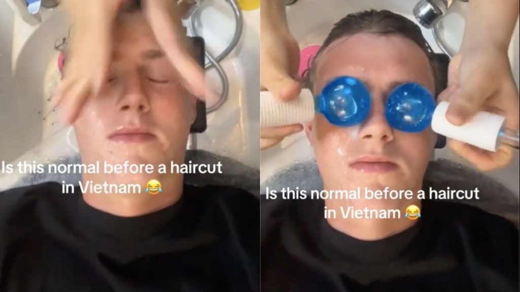 Clip anh Tây 'phê' và ngơ ngác khi gội đầu massage ở Việt Nam hút 24 triệu view缩略图 Clip anh Tây 'phê' và ngơ ngác khi gội đầu massage ở Việt Nam hút 24 triệu view缩略图