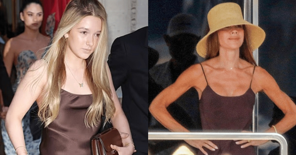 Cùng diện một chiếc váy, tiểu thư Harper Beckham phổng phao, xinh đẹp, Victoria lại gây chú ý vì vóc dáng gầy gò缩略图 Cùng diện một chiếc váy, tiểu thư Harper Beckham phổng phao, xinh đẹp, Victoria lại gây chú ý vì vóc dáng gầy gò缩略图
