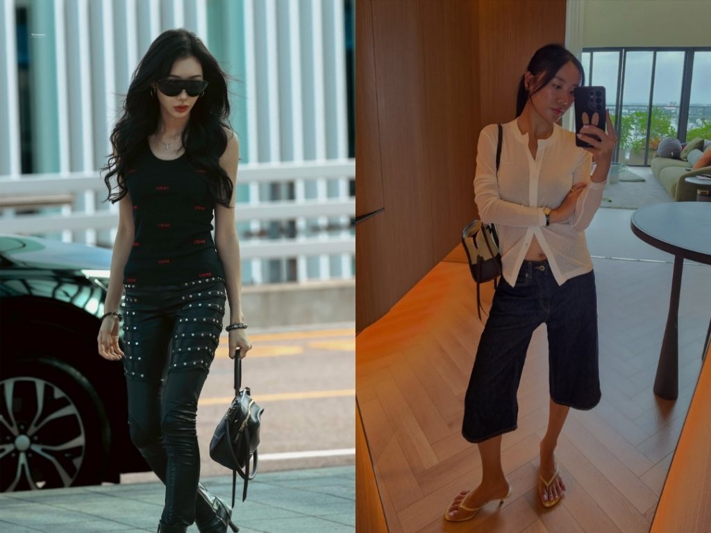 Giselle (aespa), Văn Mai Hương trót yêu túi xách LOEWE Amazona 180缩略图 Giselle (aespa), Văn Mai Hương trót yêu túi xách LOEWE Amazona 180缩略图