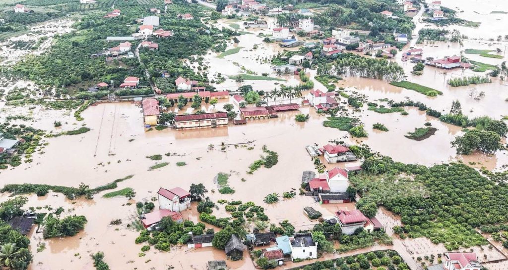 Hình ảnh nhiều nơi ở Bắc Ninh ngập sâu, chia cắt缩略图 Hình ảnh nhiều nơi ở Bắc Ninh ngập sâu, chia cắt缩略图