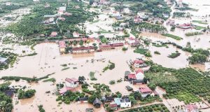 Hình ảnh nhiều nơi ở Bắc Ninh ngập sâu, chia cắt缩略图