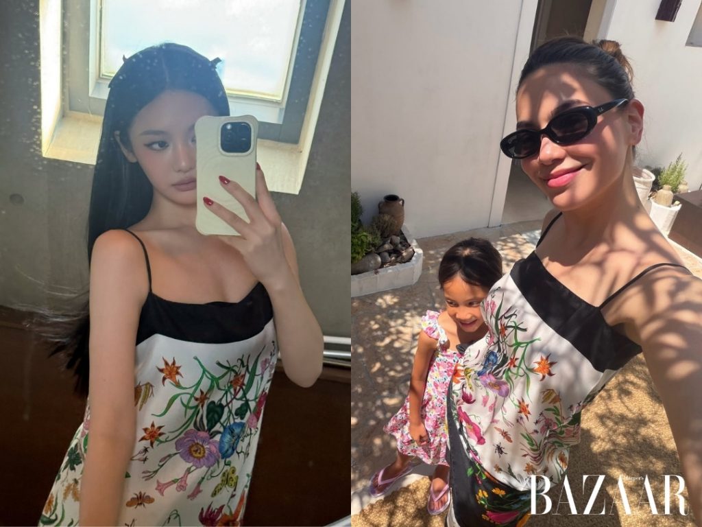 Hồ Ngọc Hà và Ningning (aespa) đụng hàng trong váy hoa Gucci hơn 40 triệu đồng缩略图 Hồ Ngọc Hà và Ningning (aespa) đụng hàng trong váy hoa Gucci hơn 40 triệu đồng缩略图