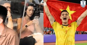 &amp;apos;Team qua đường&amp;apos; tóm dính Lê Giang Patrik hẹn hò MC Hoàng Oanh sau ngày tuyển Việt Nam vô địch缩略图