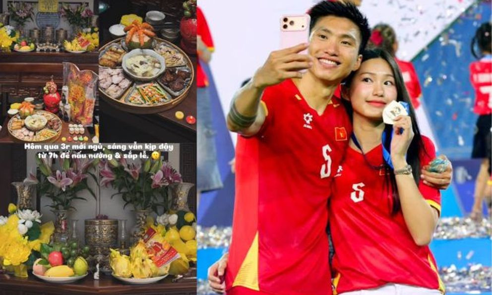 Thức tới 3 rưỡi sáng ăn mừng vô địch, sáng sớm Doãn Hải My vẫn tự tay chuẩn bị mâm cúng Rằm tháng 7缩略图 Thức tới 3 rưỡi sáng ăn mừng vô địch, sáng sớm Doãn Hải My vẫn tự tay chuẩn bị mâm cúng Rằm tháng 7缩略图