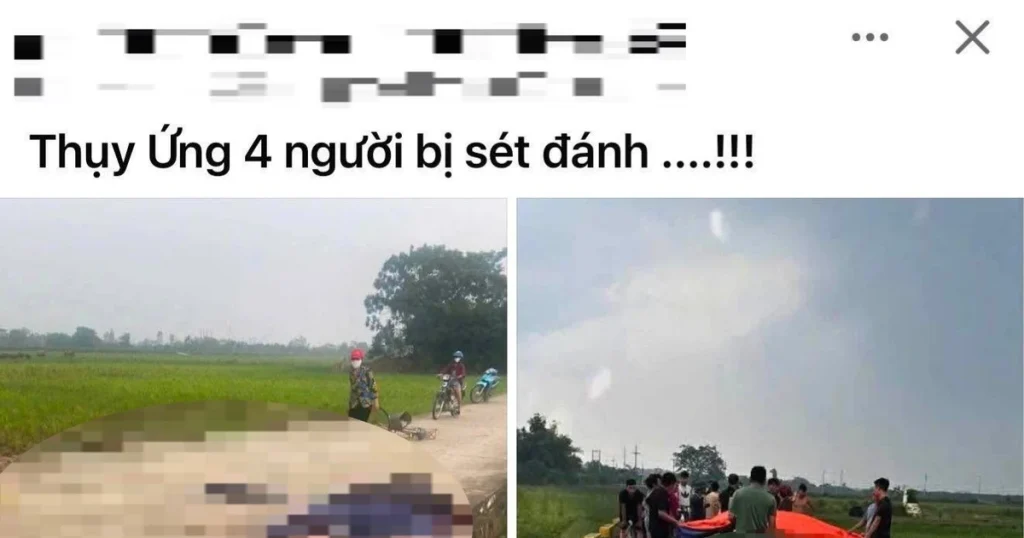 Thực hư thông tin '4 người bị sét đánh' ở Hà Nội缩略图 Thực hư thông tin '4 người bị sét đánh' ở Hà Nội缩略图