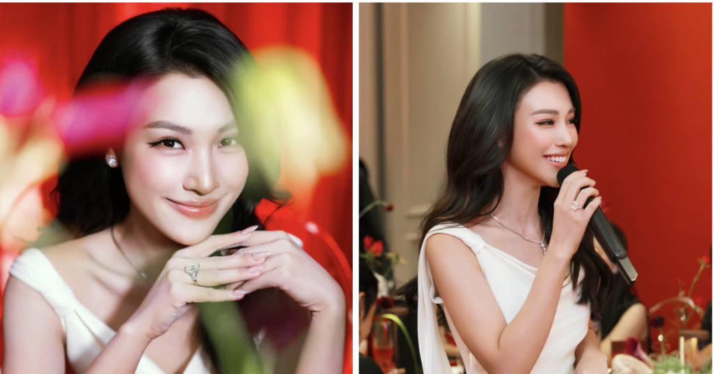 MC Hoàng Oanh lộ chiếc nhẫn ngón áp út gây chú ý sau khi công khai hẹn hò Lê Giang Patrik缩略图 MC Hoàng Oanh lộ chiếc nhẫn ngón áp út gây chú ý sau khi công khai hẹn hò Lê Giang Patrik缩略图