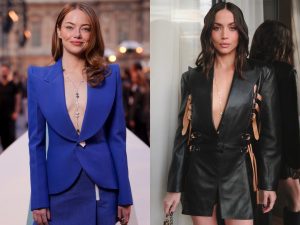 Phối trang sức với blazer ra sao? Emma Stone và Ana de Armas có cách cực dễ áp dụng缩略图