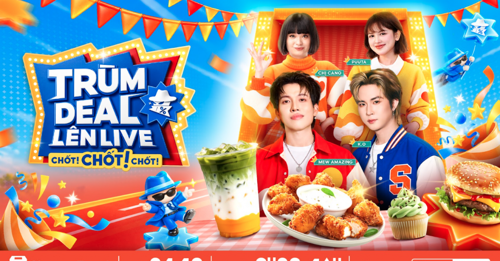 Đón mùa lễ hội cùng ShopeeFood với loạt deal hời giảm đến 50% trên Trùm Deal Lên Live 24.10缩略图 Đón mùa lễ hội cùng ShopeeFood với loạt deal hời giảm đến 50% trên Trùm Deal Lên Live 24.10缩略图