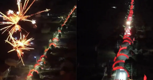 Hàng xóm giúp chú rể làm 66 cổng chào dài 1,4km đến nhà cô dâu缩略图