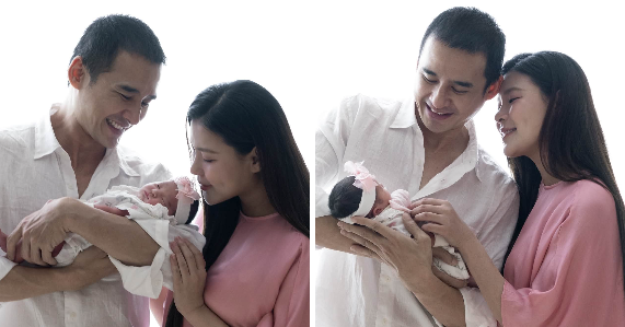 Lương Thế Thành và Thúy Diễm lần đầu hé lộ diện mạo con gái út, dân mạng xuýt xoa vì quá đáng yêu缩略图