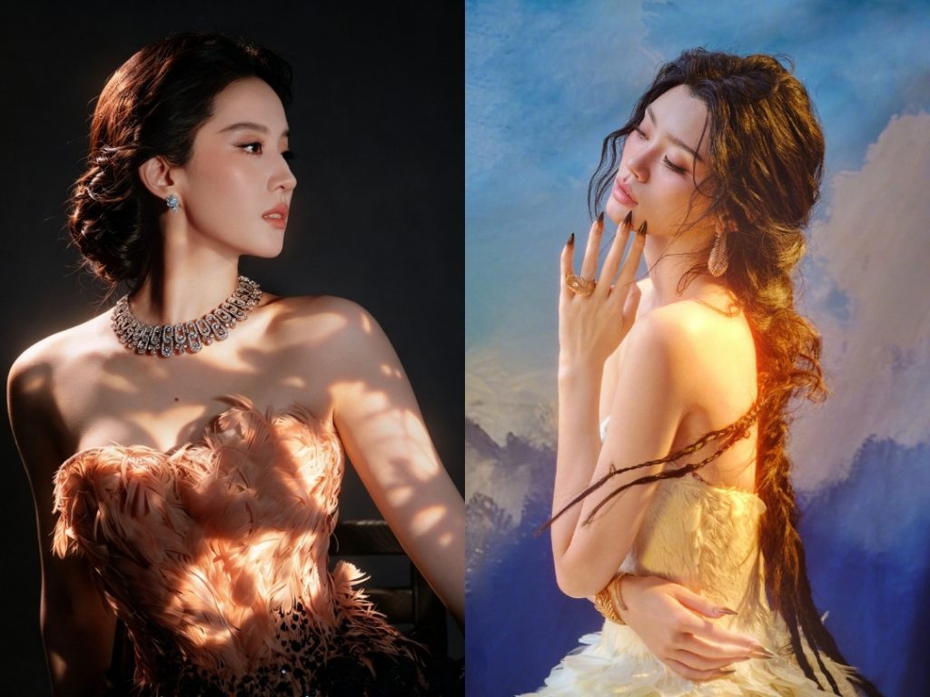 Lưu Diệc Phi, Hề Mộng Dao gợi ý đầm lông vũ cho mùa lễ hội缩略图 Lưu Diệc Phi, Hề Mộng Dao gợi ý đầm lông vũ cho mùa lễ hội缩略图