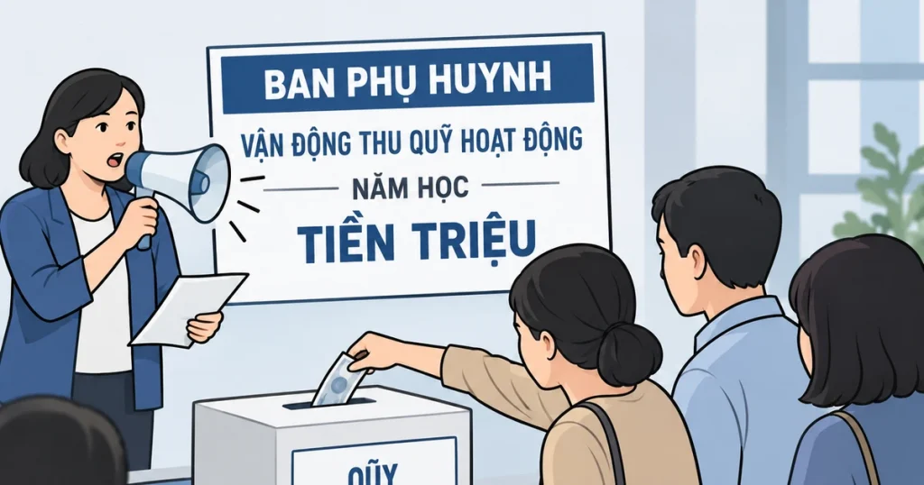 Ủng hộ cấm thu quỹ phụ huynh vì thu công khai, chi mập mờ缩略图