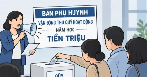 Ủng hộ cấm thu quỹ phụ huynh vì thu công khai, chi mập mờ缩略图